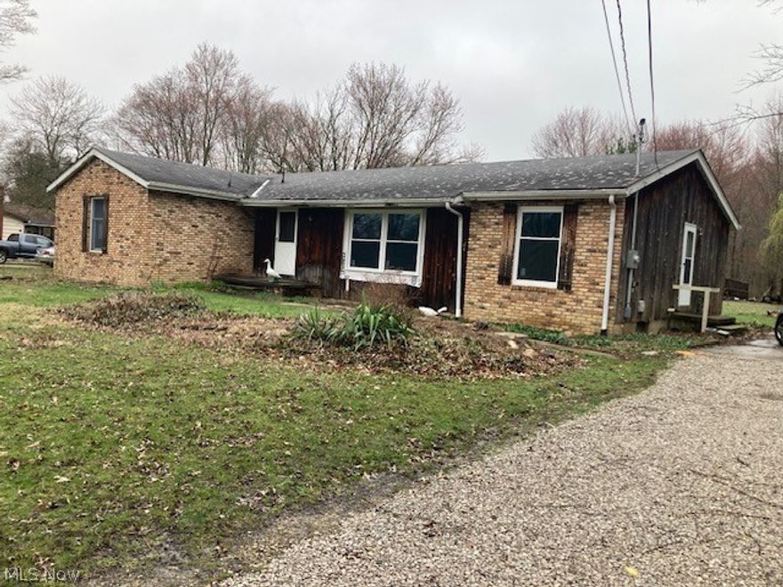 Will this be your slice of heaven in the Valley City countryside? A four bedroom house with two full baths awaits your creative touch. Owner recently installed some new windows and a new slider opening to the expansive back yard of 3.6 mostly-wooded acres. Medina water and Columbia Gas available at the road. New electric panel and sump pump. In the Buckeye school district.