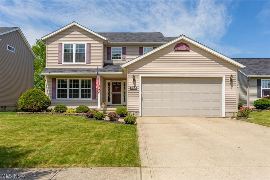 3 bedroom, 2.5 bath colonial located in the lovely Meadow Lakes community. This home has fantastic curb appeal. Spacious living room with corner fireplace, eat in kitchen with newer stainless steel appliances. Master bedroom with full bath and 2 walk in closets. 2 additional bedrooms and another full bath complete the second floor. The lower level family room has lots of space plus additional storage. Beautiful deck compliments the white vinyl fenced in yard. Home has whole house humidifier. Shed with electricity. Updates include new living room, master, steps, and hallway carpet 2015, laminate flooring 2017, shed 2018, windows 2019, security cameras 2016, stove 2016, dishwasher 2017. A must see!