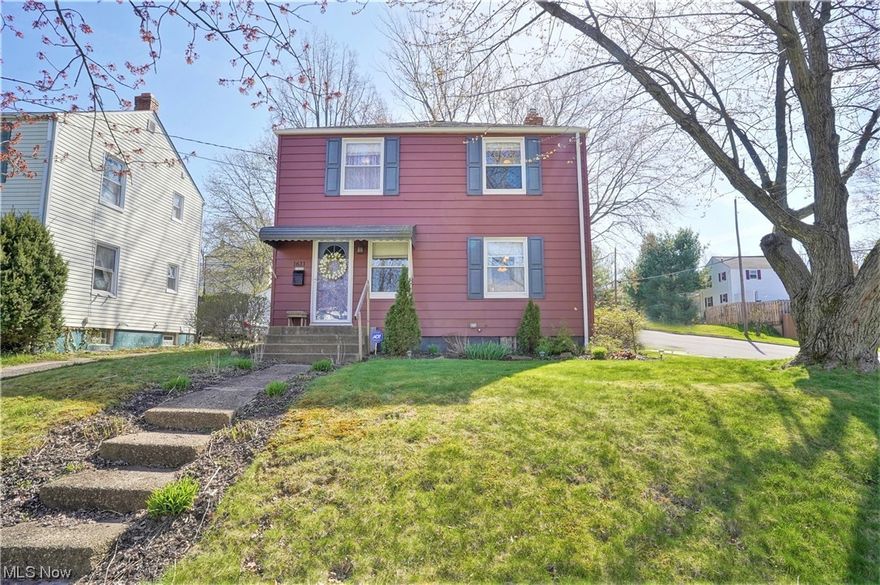 Welcome home to this gorgeous three-bedroom, one bath Colonial! Bright and stunning living room is open to the dining room. The classy, bright kitchen offers new flooring and backsplash (2020), cabinetry (2014), double sink, stove, microwave, dishwasher, refrigerator, and a back door leading to the fabulous backyard where you can sit out and relax or entertain. Upstairs you will find three bedrooms and a full bath. The partially finished lower level has been waterproofed (2016), HE airs cleaner whole house humidifier (2017), HWT (2014) and there is plenty of space to entertain, work out, have an office, etc, storage space, and laundry area. There is a one car detached garage. Ready to move right in! Own with Pride!