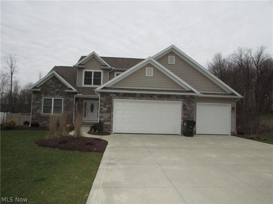 $15,000 Price Reduction......Wow!  An exceptional 4 bedroom 2.5 bath colonial with a first floor master suite.  This home has an open floor plan with a phenomenal gourmet kitchen with granite countertops, stainless steel appliances, and a large pantry.  A large great room is open to the kitchen and eating area.   The back yard is completely fenced and there is a new composite deck.  This home has many upgrades, including cabinets, flooring, fencing, fixtures, and more.  There is a 3 car garage, first floor laundry, first floor office, full basement, and so much more.  Possible Lease Purchase available.