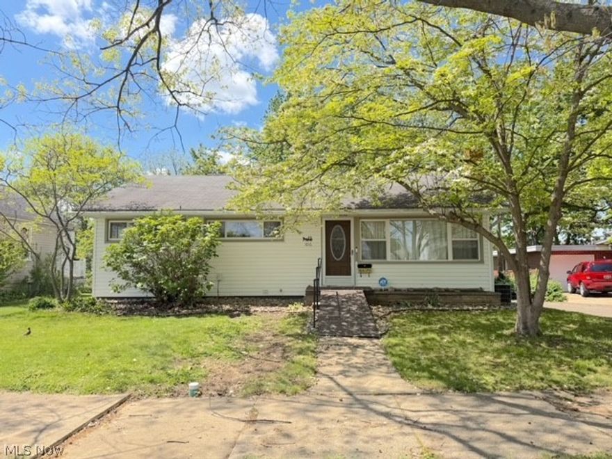 This well-maintained ranch home offers easy living with thoughtful features throughout. There are 3 spacious bedrooms, 2 full bathrooms, a first-floor laundry area, and a large 22x44 3 1/2 car detached garage. This home is designed for easy, single-level living. The front living room lets in lots of natural light. The eat-in kitchen includes the appliances. There is a family room with a gas fireplace. The updated bathroom also has main floor laundry that includes the washer and dryer. The basement is partially finished with a rec room, full kitchen and the second full bath. Out back, there is a large fenced-in yard, perfect for pets, gatherings, gardening, or simply relaxing in your own private outdoor space. This home has lots of recent updates that include a remodeled kitchen, an updated full bath with a walk-in shower, a newer gas furnace with central air, a new gas hot water tank, new flooring, updated fixtures, and a fresh coat of paint. There is also a new sewer line to the road.