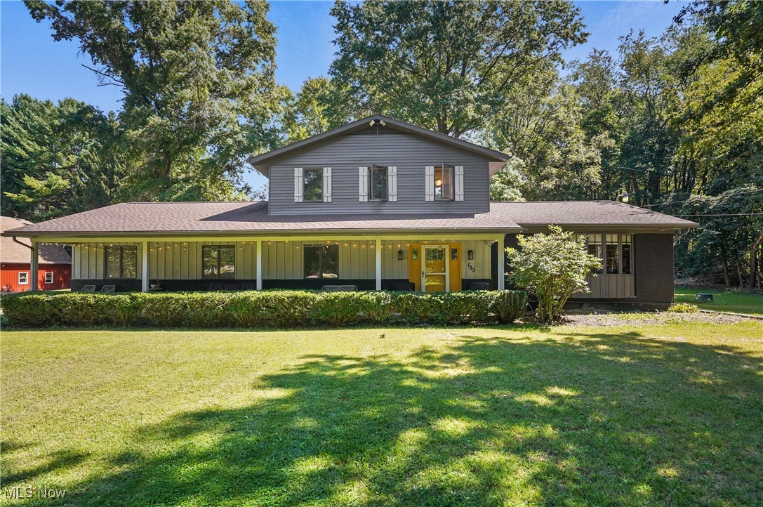 WELCOME to this STUNNING, absolutely BEAUTIFUL almost 4 acre property. This UPDATED 4 bedroom classic colonial has SO much to offer. All new flooring and fresh, bright paint throughout. As you enter, you are greeted with vaulted ceilings in the living and dining rooms, a big picture window and an open concept. Just off the dining room runs the kitchen. The kitchen brings freshly painted cabinets, new flooring and plenty of counter space. The family room flows right off the kitchen, has bright and airy sliders that open directly to the back yard. The acreage back yard features a pergola too....just such a great space for entertaining. Also, there is a FIRST FLOOR BEDROOM and a half bath. The second floor offer a primary bedroom with an UPDATED bath, 2 other sizable bedrooms and another full bathroom. THE POLE BARN...absolutely AMAZING....4 bays with a huge 2nd floor!!! This barn can house extra vehicles, RVs, boats, storage, FULL gym, office, in-law suite, workshop, crafting etc. etc. ENDLESS POSSIBILITIES!!! OH and there is another shed on the property if the barn just wasn't enough. THIS IS A MUST SEE!!