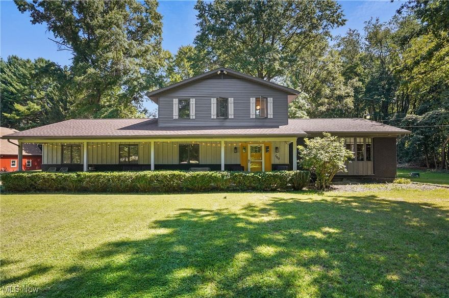 WELCOME to this STUNNING, absolutely BEAUTIFUL almost 4 acre property.  This UPDATED 4 bedroom classic colonial has SO much to offer.  All new flooring and fresh, bright paint throughout.  As you enter, you are greeted with vaulted ceilings in the living and dining rooms, a big picture window and an open concept.  Just off the dining room runs the kitchen.  The kitchen brings freshly painted cabinets, new flooring and plenty of counter space. The family room flows right off the kitchen, has bright and airy sliders that open directly to the back yard. The acreage back yard features a pergola too....just such a great space for entertaining. Also, there is a FIRST FLOOR BEDROOM and a half bath.  The second floor offer a primary bedroom with an UPDATED bath, 2 other sizable bedrooms and another full bathroom.  THE POLE BARN...absolutely AMAZING....4 bays with a huge 2nd floor!!!  This barn can house extra vehicles, RVs, boats, storage, FULL gym, office, in-law suite, workshop, crafting etc. etc. ENDLESS POSSIBILITIES!!!  OH and there is another shed on the property if the barn just wasn't enough.   THIS IS A MUST SEE!!