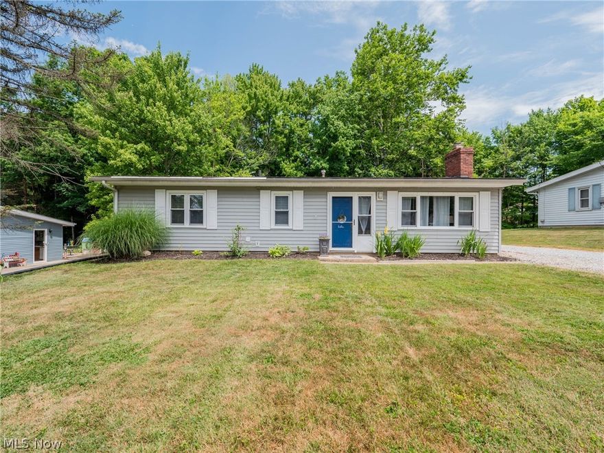 This lovely and spacious ranch on a quiet street is ready for a new owner! This move in ready home is conveniently located in Twinsburg near parks, trails, playgrounds, highways and award-winning schools. Upon entering the front door, you are welcomed to a spacious family room with vaulted ceilings, plenty of windows for natural lighting and a fireplace. The eat-in kitchen has plenty of countertop space, newer cabinetry, clean appliances that all stay with the home and a sliding door for access to the back yard. Three good sized bedrooms, a full bath and a laundry room (washer/dryer stay) round out all this charming home as to offer. Partially fenced in yard, 2 car detached garage with electric opener and nice deck make this home desirable for any new owner. Updates include whole house paint (2018), laundry room (2018) and new HVAC (2020). Book your appointment today!