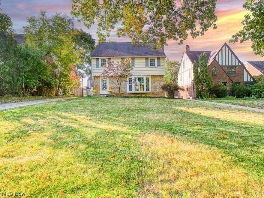 This is just the home you’ve been waiting for!!! Come take a look at this 4 bedroom, 2.5 bathroom colonial, nestled in the heart of Shaker Heights! Quiet, wooded streets make up an inviting and friendly neighborhood, centrally located to restaurants, parks, and entertainment. When you step inside this gorgeous home, you will find you are greeted with so many updates and space to grow! With beautifully refinished wood floors, built-ins, and large windows filling the home with that amazing natural light, this house has SO MUCH character! Not only do you have 3 bedrooms and a full bathroom with separate shower and tub on the 2nd floor, but the finished third-floor gives a private suite-like feel. A large bedroom and your very own bathroom makes for ultimate privacy for you or your guests. Do you enjoy entertaining? The finished basement has the perfect space to host, complete with a cozy sitting area and working wet bar! This property is POS compliant and many major updates like a brand new HVAC system, newer hot water tank, windows, and more, have already been done for you. There is nothing left to do but move right in and make this your dream home. Don't wait to schedule you're private showing today because this gem will not be available  for long!