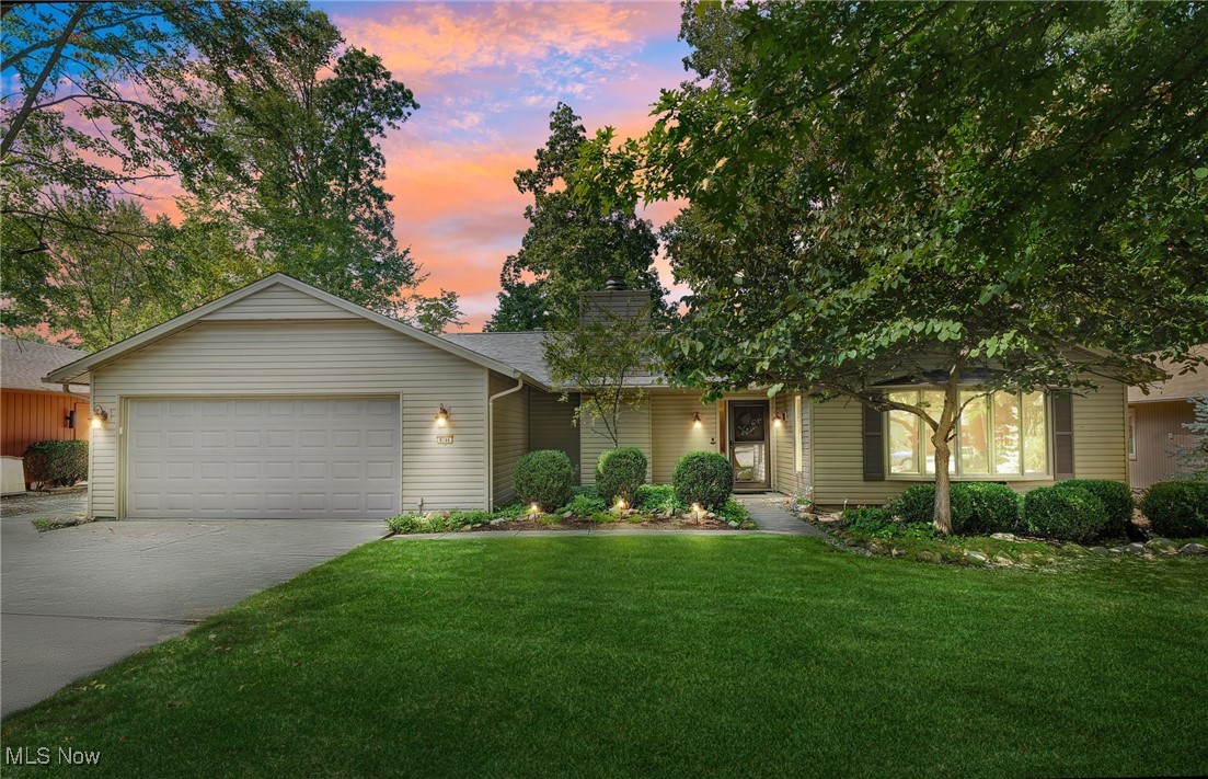 Welcome to this beautiful 2,080 sq. ft. ranch located in a highly desirable, established neighborhood with resort-style amenities. This spacious 3-bedroom, 2-bath home offers the ease of single-floor living with a bright, open layout and neutral décor throughout. A
larger custom-designed patio area is surrounded by attractive gardens, with perennials and bulbs, that enhance privacy and outdoor enjoyment. Recent updates include a new roof (2024), a high-efficiency gas furnace (2023), and newer flooring in the kitchen, bath, and laundry room. Visually appealing vinyl siding does not require painting like wood siding, saving thousands in annual maintenance costs. All appliances included. Inside, you’ll find bright natural light from a large bay window, moon tubes and walk out sliding glass door to the 21x27 patio. The carpets and bathrooms are slightly older yet fully functional, giving buyers the opportunity to move in and personalize over time. The house provides 2.5 garage (21.4x22.8) with newer steel door, pin pad entry, and plenty of built in storage throughout, plus an attic. Residents enjoy a $550 annual Homeowners Association, which includes access to an Olympic-size swimming pool, clubhouse, playground, plus tennis/pickleball courts. The Elementary school is a short distance away. This well-maintained, low-maintenance ranch offers comfort, value, and a highly desirable location—perfect for anyone seeking peaceful living and community with attractive amenities in one of the area’s most a sought-after neighborhoods.