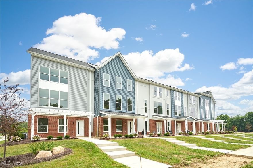 MODEL HOME IS OPEN EVERY SATURDAY at 1:00 P.M. Join us to tour ALL 6 TOWNHOMES!  NOW AVAILABLE - ALREADY BUILT! WITH 15 YEAR PROPERTY TAX ABATEMENT = HUGE SAVINGS! READY FOR MOVE-IN! UPSCALE, NOT UPTIGHT! FANTASTIC, UPSCALE Townhomes built be Testa now AVAILABLE – 3 Styles to choose from with 2 or 3+ Bedroom Options! Experience the perfect blend of city living and community charm with these MAINTENANCE-FREE HOMES! Welcome to The Residences at Good Park, an extraordinary, active lifestyle community nestled adjacent to the prestigious Good Park Golf Course. These contemporary residences are designed to suit your urban lifestyle, providing a harmonious balance of comfort and convenience. At the heart of The Residences at Good Park lies a Central Park, where residents gather to relax, socialize, and enjoy a unique community spirit. The Central Park is a vibrant hub, where residents can exercise, picnic on the open lawns, and just bond with their neighbors. The Residences at Good Park offers an exceptional living experience with a strong sense of community. It is for those who simply want more – and want to enjoy living in this great city, rather than having to maintain a house and yard. So come join one of Akron’s newest communities where you’ll find neighbors who share your enthusiasm for city living, forming lasting bonds, and creating memories that will be treasured for years to come. Embrace the allure of our new modern townhomes – and experience a NEW WAY OF LIVING in Akron!
This floorplan is "The Sunrise" floorplan. Several options exist to personalize the units depending on the stage of construction at the time of contract. BONUS ROOM on 1st floor can serve as a guest bedroom, home office, family room, exercise room, or hobby room.