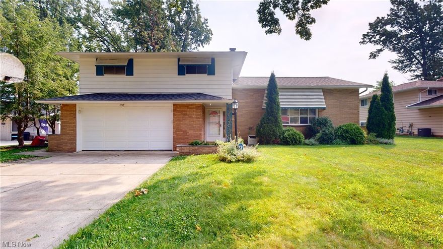 Welcome to this spacious 4 bedroom split level in the heart of Seven Hills! Featuring 4 large bedrooms, 3 bath, full bath in the master, updated kitchen, large living and family room and a finished basement. New Roof, carpet and freshly painted in 2023, furnace 2018. Covered patio over looks the amazing back yard fully fenced in with a shed! All you have do is move in