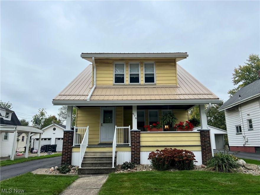 Welcome to 976 Adelaide Avenue! Check out this charming two-story, three-bedroom. This home comes with so much character. Inside you will find a cozy living room, a formal dining room, and a nice-size kitchen on the main level. On the second level, there are three bedrooms and a full bath. There is a full basement and a two car detached garage for all of your storage needs.  The property offers an updated metal roof, all new spouting and gutters, newer HVAC, all new Bali blinds throughout, and so much more! A Cinch home warranty is included. Call today to get your showing scheduled.