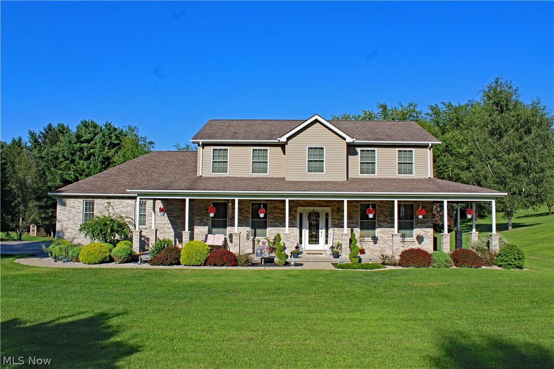 THIS ONE HAS IT ALL! Quality construction abounds in this gorgeous home built in 2009. Features include: beautiful equipped kitchen with center island, first floor family room and laundry, oversized 3-car garage, trex deck, and an absolutely dreamy wrap around porch. The 3 main bedrooms each have their own walk-in-closet. Both the first floor office and the 28 X 14 bonus room over the garage could also be used as additional bedrooms. All this and more situated on over 3 acres. Call today!