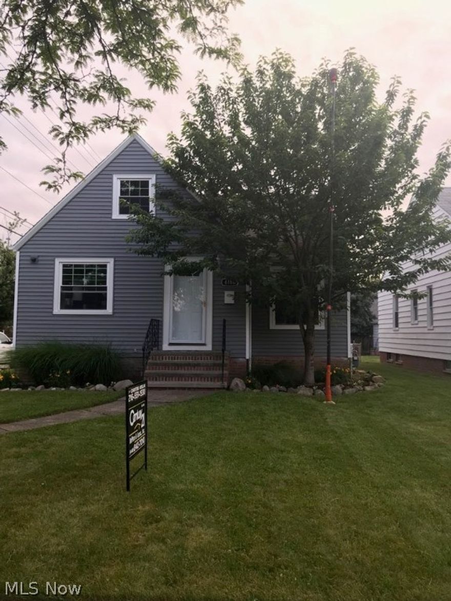 Parma Circle move-in ready Cape Cod! New vinyl siding 2/18! Roof, gutters & downspouts 2017! Garage roof 2014! Furnace 2015! Central air 2017! Windows 2009! Updated electric! Great floor plan w/remodeled kitchen & baths 2017! Newer flooring main level! Rec rm w/tasteful decor! Garden tub! Wet bar! Fenced in yard! This is a must see!