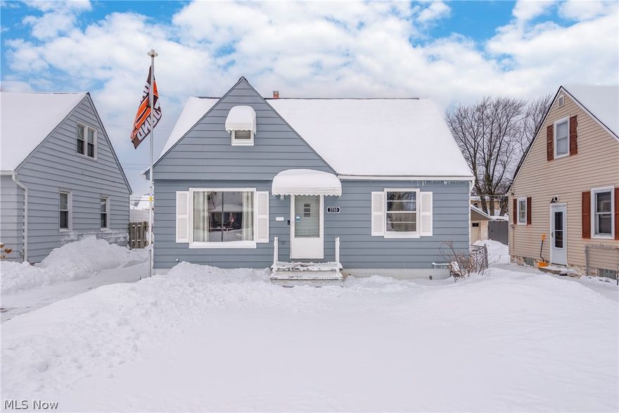 Welcome to this magnificently cared-for 3 bedroom 1.5 bath cape cod. This home boasts quality and craftsmanship throughout. Upon entry, you are greeted by a beautiful living room with fresh paint and hardwood floors. The kitchen offers a beautiful tile floor as you make your way to the addition which is showcased by a wood-burning fireplace, rear entry, and dining room. Upstairs is a large third bedroom and ample storage. The lower level is partially finished which is great for entertaining and that work from home lifestyle so many of us have these days with a great office. Laundry, a 1/2 bath, and lots of room for storage complete the lower level. The majority of this home has fresh paint and new carpet too. With close proximity to major freeways, there's nothing to do but move right in.