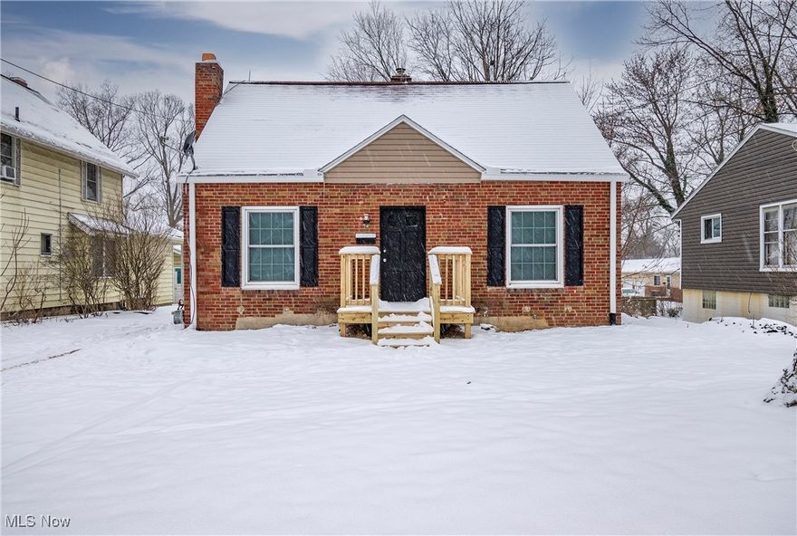 Welcome to this charming and cozy brick Cape Cod, offering a perfect blend of comfort and modern updates. This home features 3 bedrooms and 2 full bathrooms, providing ample space for anyone looking to enjoy easy living. Step inside to discover new LVP flooring throughout the kitchen and bathrooms, as well as the inviting rec room in the lower level, perfect for extra living or entertainment space. Enjoy new carpet in the living room and bedrooms. The kitchen has been tastefully updated with new lighting, a fresh sink and faucet, and all kitchen appliances are included, making it move-in ready for your convenience. The main-level bathroom has also been fully renovated with new vanity, toilet, lighting, and a stylish mirror, while the lower-level bathroom boasts a new toilet, vanity, and mirror. The walkout basement offers additional potential with its partially finished space with glass block windows and extra storage options. Recent updates in 2024 ensure the home is in top shape, including a new electrical box, plumbing in the bathrooms, gutters, downspouts, siding, shutters, and both the front and side porches - all adding to the home's curb appeal and functionality. This home offers the perfect combination of classic Cape Cod charm and modern updates, all in a convenient, move-in-ready package. Don't miss the opportunity to make this cozy retreat your own!