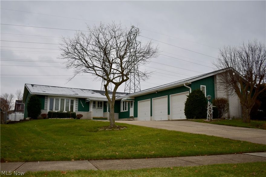 Desirable Middleburg Heights home in Indian Creek Estates. This home boasts a family size eat-in kitchen, 3 generous size bedrooms all with private baths.  A 4th full bath is off the first floor laundry room.  Family room with wood burning fireplace . The spacious foyer leads to a nice size living room with a bay window and dining room to host family and friends.  An enclosed sunroom is just steps down from the the family room leading the way to a fenced in back yard. The basement is large and ready for your special touches. A three car attached garage is another special feature.  New roof 2018, many handicap features as well. 
This home is a must see to appreciate the possibilities that await your personal touches.