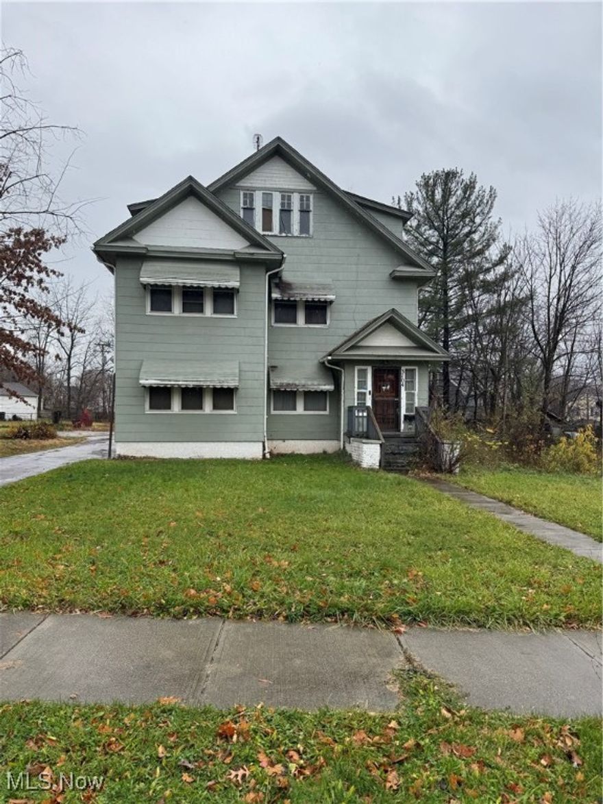 Two family great opportunity need a little TLC, right across from Luke Easter Park and Zelma George Recreation Center. Great public transportation access. Property has a group home certification from Murtus Taylor Mental Health Center. To be sold AS IS.