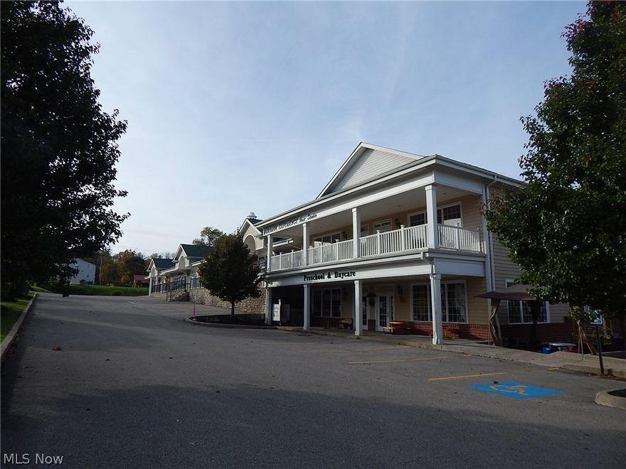 1600 sq. ft. office/retail space in the heart of Richfield, at the Northeast corner of Rt 303 & Rt 21. Close to major interstates (I-77, I-80 Ohio Turnpike, I-271). High-traffic area with a traffic count of 23,160 cars/day.   This end unit features several rooms, which could be changed, also a utility room and a restroom. Currently has access to Unit F, but can be closed off and rented separately.  The Building is handicap accessible.  The base rent is $1333.33/mo, Triple NNN lease plus CAM ($2.50/sq.ft). Total rent with CAM is $1666.67/month triple NNN.  Minimum 1 year lease and will consider additional options.  Immediate occupancy. FIRST 3 MONTHS RENT FREE W/3 YR. LEASE!!!