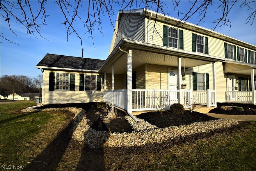 Worry-Free living. This home has three bedrooms and two full bathrooms with first-floor laundry, eat-in-kitchen, living room, two-car detached garage and a full basement. The master bedroom is on the first floor with a full bathroom and the laundry. This home can accommodate one-floor living. The second floor consists of two bedrooms and a full bathroom.