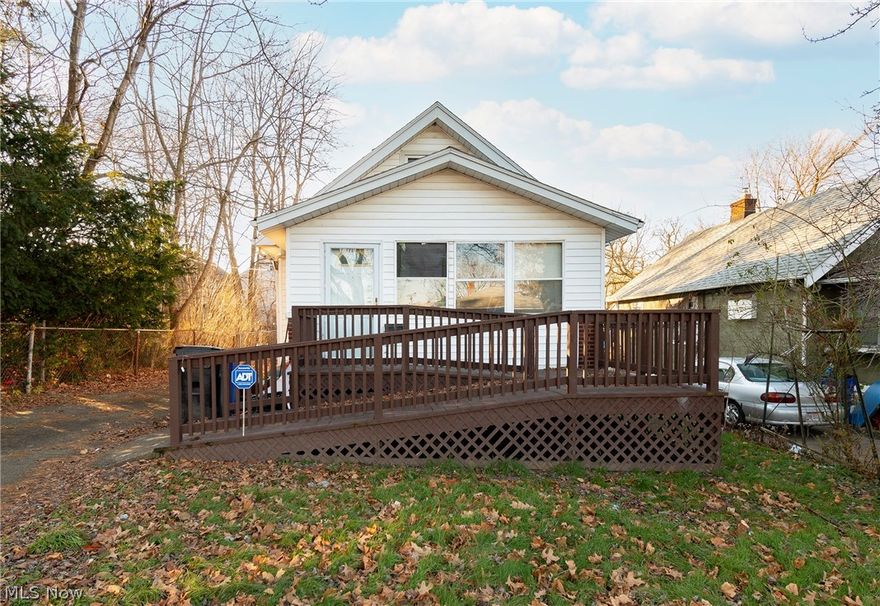 Welcome to 3220 W 120th St! This 1071 square-foot cape cod offers a fully enclosed front porch, back porch and fenced in backyard. A large living room, kitchen, two bedrooms and one bath make up the first floor. Additional space on the upper level that can be used as a third bedroom. Hardwood floors throughout. A fully enclosed back porch grants access to a space for a patio area. 2 car detached garage. New HWT, refrigerator and garage roof! Convenient access to I-90, Lake Erie, various parks and multiple restaurants and shops. Great investment opportunity! Schedule your private viewing today!
