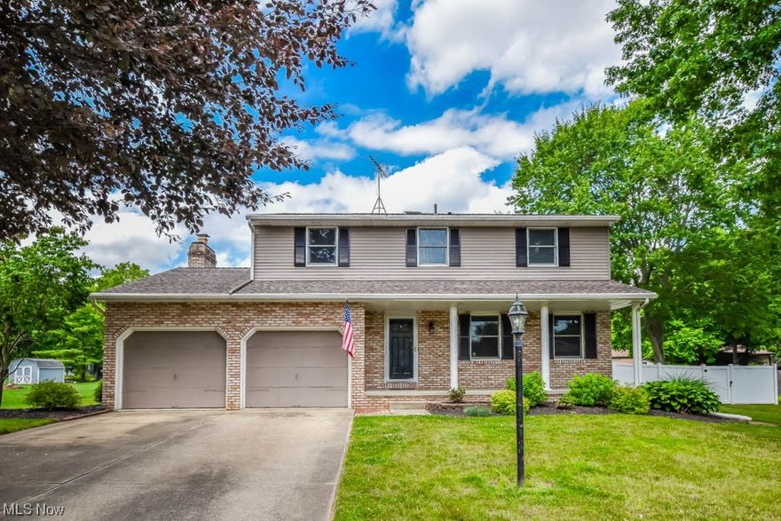 This family friendly Jackson colonial is sure to please with four nicely sized bedrooms and a fully fenced backyard! The main level offers plenty of space for everyday living and entertaining with a spacious living room plus a family room with a cozy fireplace. The adjacent kitchen is fully applianced with lots of cabinet storage and an area for casual dining with room for larger gatherings in the formal dining room. Just off the kitchen is an enclosed patio with a vaulted wood ceiling and access to a newer composite deck and flagstone patio! An updated guest bath rounds out the 1st floor. Upstairs houses all four bedrooms and two full baths. The primary bedroom includes a walk-in closet and a private bathroom with a step-in corner shower while the secondary bedrooms share use of the full bath off the hall. Loads of room to store personal items in the full basement which also includes a laundry with the washer included in the sale. Move-in ready and conveniently located to all Jackson