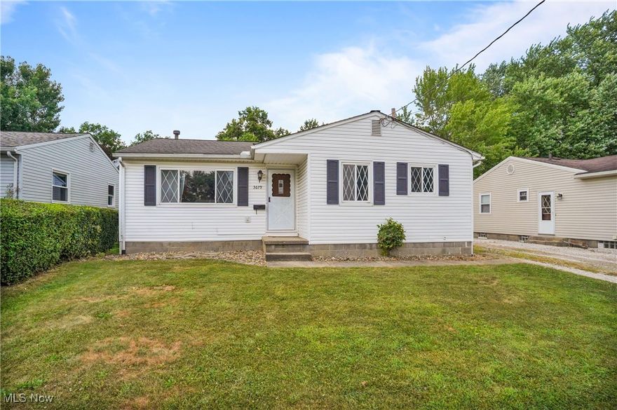 Welcome to 3679 Louise St, a well-maintained 3-bedroom, 1 and a half bath home nestled on a peaceful street in the heart of Mogadore. This move-in ready ranch features a bright living room, an updated kitchen with ample cabinet space, and a spacious backyard perfect for entertaining or relaxing. Enjoy the convenience of single-floor living and a full basement offering great storage or finishing potential. Located close to schools, parks, and local amenities, this home offers both comfort and convenience. Don’t miss your chance to make it yours!