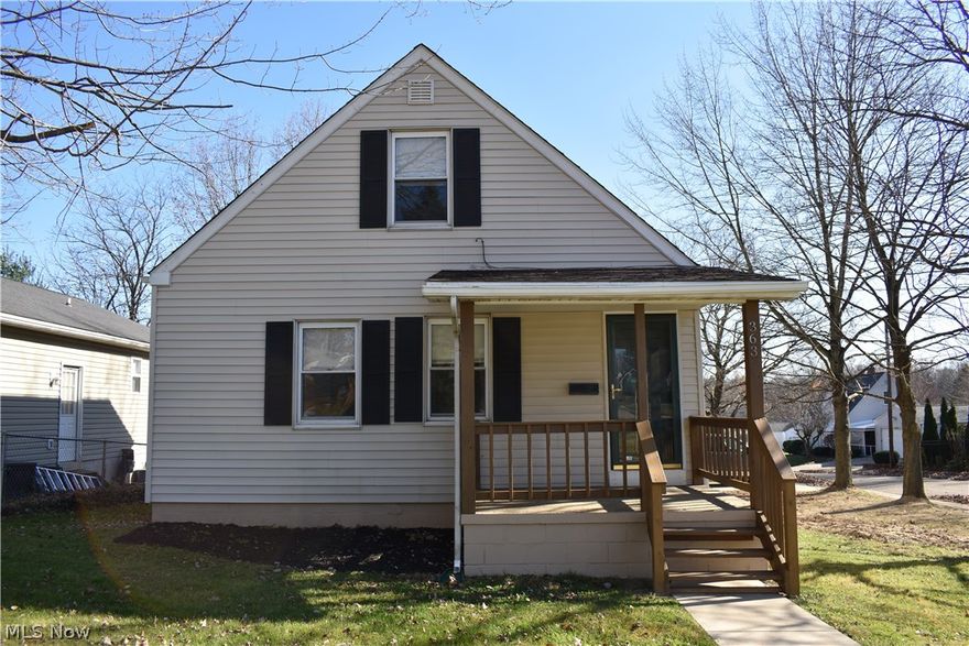 Wait until you see 363 Moody St.! Fresh paint throughout, new lighting, new barn door on bathroom, new moldings, new microwave, new SS double sink, new dishwasher, newer gas stove, updated vinyl windows, new sewer line, and both house & garage have been powerwashed. Front porch offers a wonderful area to sit and relax as you drink your morning coffee. Walk through the front door into the living room with several windows allowing natural light into every corner of the room. Living room gives way to the beautiful eat-in kitchen where there is also access to the basement and the breezeway. From the kitchen, there is a hallway leading to the full bath with a tub/shower combo, two bedrooms both with nice-sized closets & ceiling fans, and the stairs up to the huge second floor bedroom that runs the length of the house. The dry basement has a laundry area with working washer, dryer, & stationary tub. The hot water tank is 5-6 years old, furnace & AC are in good working condition but age unkno