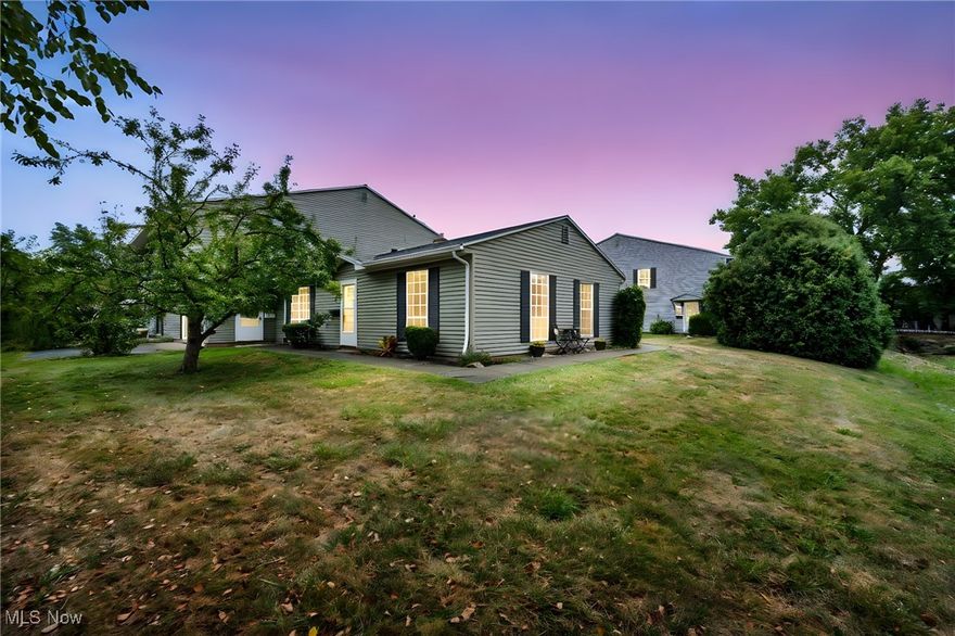 Mentor first floor living can be yours! This ranch style condo offers an attached garage, low maintenance fee, convenient location, and open layout. The full bathroom has been freshly remodeled. Electrical panel has been updated. Great community amenities, pool, playground, tennis courts. Make this home yours today!