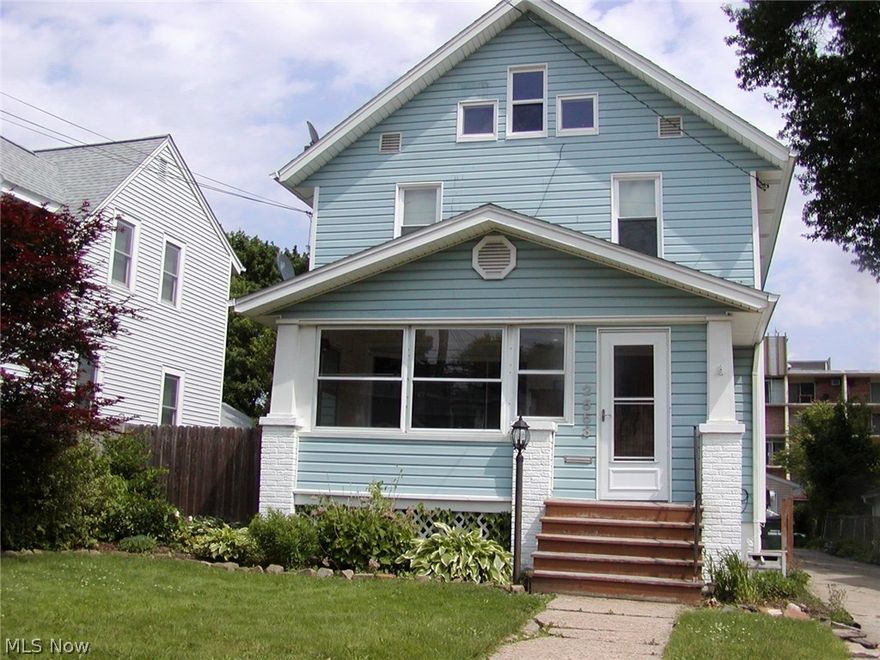 Lot 45 X 152.   Wonderful deep lot for this updated 3 bedroom colonial with finished 3rd floor.  You'll love the large  applianced  kitchen with Corian counters, ceramic tiled floor, eating area and pantry with pull out shelves.  Many updates since 2009--2 car garage, 11 new double hung windows plus a slider added,  whole house insulation, waterproofed basement and a new roof in 2009. July of 2016 a new hot water tank was installed, December of 2017 a new furnace was installed. Updated  bath with a new tub surround.  Enjoy sitting on the enclosed front porch or the 3 tiered deck. Formal dining with window seat and French doors to the deck. Lots of natural woodwork.  A new half bath in the basement .  Close to the Natatorium and the reopened  front street. America's Preferred Home Warranty included.