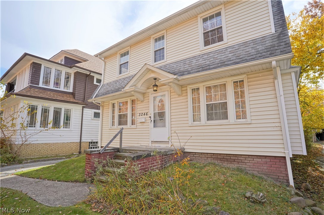 Welcome to this charming, three bedrooms, two and half bath colonial home. Come on into the large, bright living room with fireplace and is open to the dining room, office and kitchen, new flooring throughout the home (2021). The large, bright kitchen has abundant of cabinets, neutral colors, backsplash, refrigerator, dishwasher, and stove. There is an office/playroom etc with wall of windows and a half bath that finishes the first floor. Upstairs you have three bedrooms with ceiling fans and a bright full bathroom with skylight, and built-in drawers in the hallway. The partially finished lower level offers more room for storage, laundry area, and room for work out, office, rec room, etc. There is a two-car detached garage. All you have to do is move in! Seller will escrow the full funds needed for the POS.