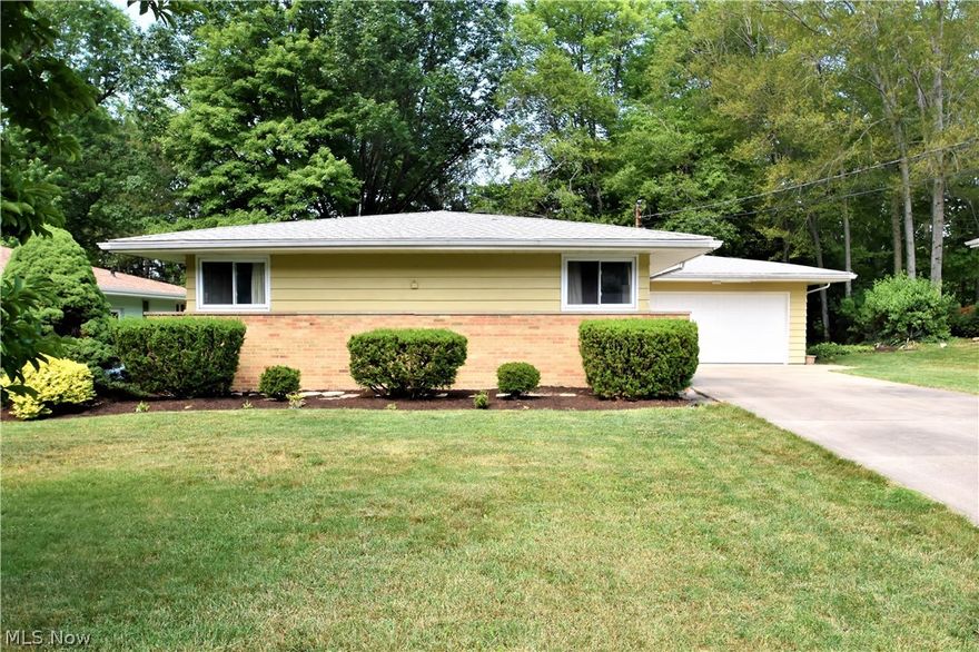 Welcome to this 4-bedroom, 2.5-bath ranch on a lovely lot conveniently located near shopping and I-71. The generous-sized living room offers a fireplace and wonderful large windows overlooking the backyard. The light-filled bedrooms are nice-sized and offer flexible use options.  The kitchen, half bath, and full bath with some updates complete the first floor. Original hardwood floors lie beneath the carpeted areas. The finished lower-level boasts a 27' x 12' recreation room, full bath, utility room, and additional living space. Relax, play, and entertain in the spacious, peaceful backyard framed by mature trees. A one-year home warranty and basement waterproofing warranty are included with the home.