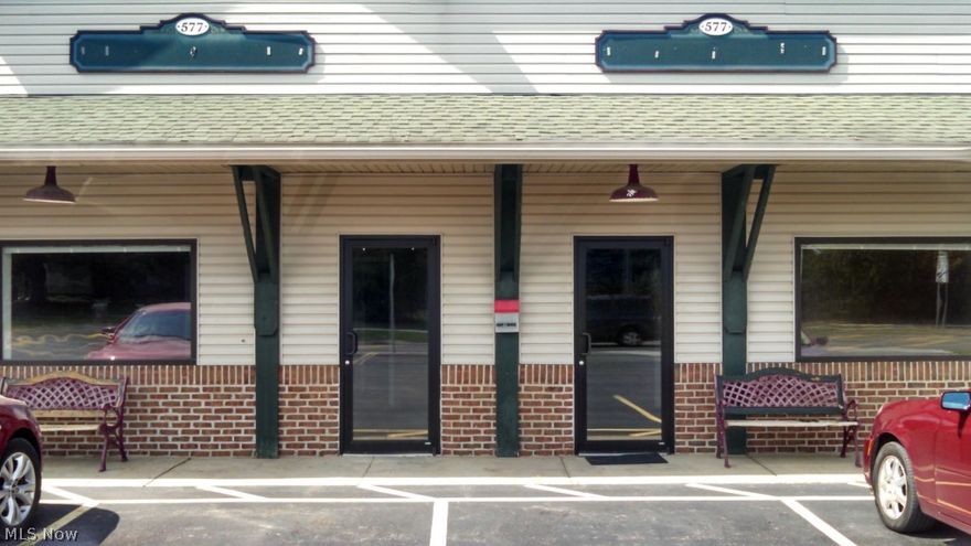 Position Your Business For Success! Parson's Crossing Plaza "The Center of Exchange" is located in the heart of the Grafton Village Business District and at the crossroads from various directions.**Four Year's Signed Lease Agreement, landlord will waive first 6 months rent for start-up and establishment of business!**  Nearly fully occupied with long term leases, only 2 suites remain available! Parson's Crossing Plaza is adjacent to a bowling alley, churches, recreation/fitness center, banks, Lorain County Metro Park and walking trails entrance.  This location is ideal for any business or investor seeking great opportunities and exposure. The motif has the theme of a yesteryear railroad depot. Several suites of varying square feet are available for your consideration. South end of the plaza is within steps and visibility of the metro park nature trail entrance. Other suites may be ideal for hunting/nature/backpack/hobby shop.  Professional office suites for accountant, tax service, leg