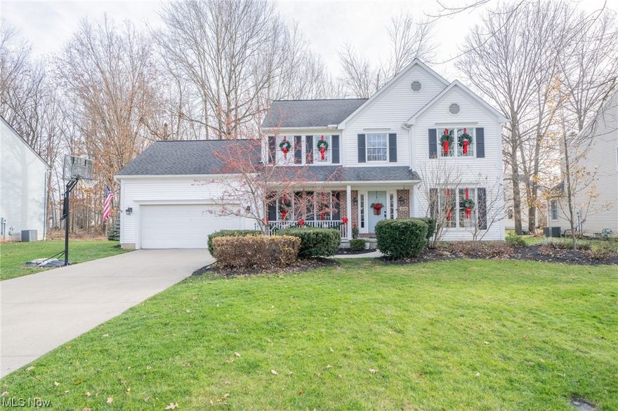 Welcome to an exquisite 4-bed, 3.5-bath Colonial, a testament to modern comfort and tasteful living. This meticulously crafted residence offers a harmonious fusion of practicality and aesthetics. With freshly painted interiors (2023) and replaced flooring in the living room (2018), refinished hardwood floors (2022) and additional flooring updates (2023) such as master suite, bathroom and laundry room mean this house is ready for you to move in. Bamboo floors in the dining room and family room add a touch of natural beauty. Kitchen appliances, including Oven and Exhaust System (2018), Dishwasher (2021), and Refrigerator (2021), offer contemporary convenience, and a basement kitchenette was recently added (2023) to expand the potential. The addition of a private patio (2023) extends the living space outdoors, ideal for entertaining or relaxation, and with woods in the backyard, it will be your secluded oasis. Major systems have also been maintained, including central A/C (2021), radon mitigation fan (2022), sump pump (2016), and roof (2012). This home embodies modern living with thoughtful updates, a private outdoor haven, and an inviting interior. 7000 running watt generator system with power panel interlock comes with home! Don't miss the opportunity to make this residence your own—a perfect blend of comfort, style, and contemporary living. Schedule a viewing today!