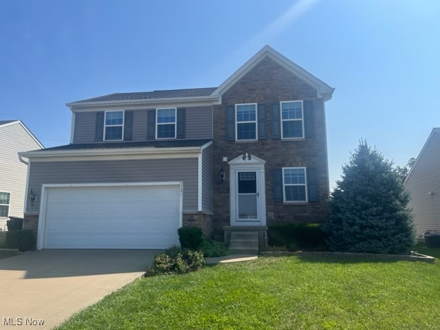 Nicely maintained Colonial in a quiet subdivision! Western area of Elyria, off Murray Ridge. Looking for a colonial with large rooms and 2nd floor laundry- you found it! Home features huge open living room and eat-in kitchen. Total length is 30 feet. Great for entertaining. Kitchen is spacious with lots of countertop room. Sliding door opens to large enclosed yard. Back yard is fenced in. Upstairs find a huge master bedroom with new carpeting, and a large master suite. Master also has a nicely sized walk in closet. Laundry is also on second floor for easier accessibility. Two additional bedrooms are also upstairs. Home features large unfinished basement with sump pump. Plenty of storage and endless possibilities.
Come see it today!