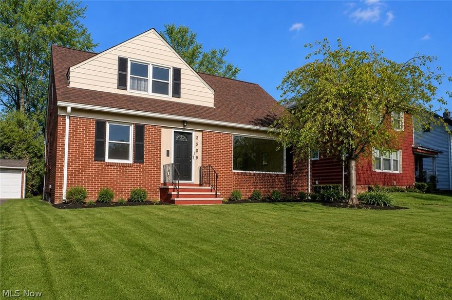 Welcome to this beautifully renovated brick Cape Cod nestled in one of Cleveland Heights’ most sought after communities. Thoughtfully updated from top to bottom, this 4 bedroom home blends timeless character with modern finishes and intentional design throughout.
Step inside to discover a bright and inviting layout featuring updated flooring, a fully renovated kitchen with brand new stainless steel appliances, sleek black fixtures and hardware, and carefully selected finishes that create a clean, cohesive feel throughout the home. Every detail was considered, down to the matching black hinges, fixtures, and accents that tie each space together seamlessly.
The home offers two bedrooms on the main level and two additional bedrooms upstairs, providing flexibility for today’s evolving lifestyle needs.
The finished basement expands your living space even further with a separate recreation room, additional living/media area, laundry space, and extra storage.
Outside, enjoy a manageable yard, two car garage, and a location that truly stands out. Situated directly across from a school and park, this home offers convenience, green space, and a strong sense of community all within minutes of shopping, dining, hospitals, universities, and everything Cleveland Heights has to offer.
Move right in and enjoy the perfect blend of character, functionality, and modern style.