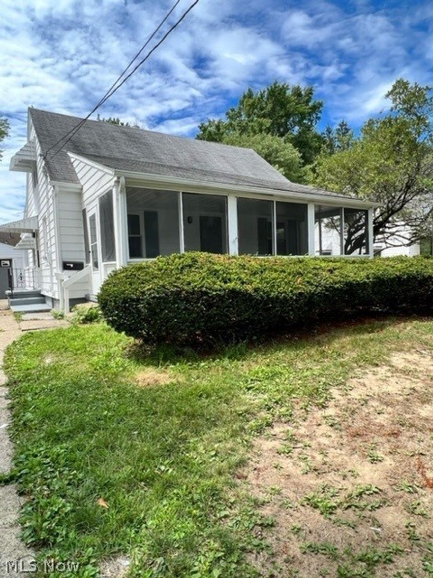 Larger than it looks! This spacious, renovated, four bedroom gem just need you to move in. Outside of the home features a fresh paint job and an adorable sun porch. The detached garage door is brand new too! Inside the home boasts new flooring and paint as well as carpeting. Don't forget the spacious family room addition in the back! Check this one out today! It wont last.