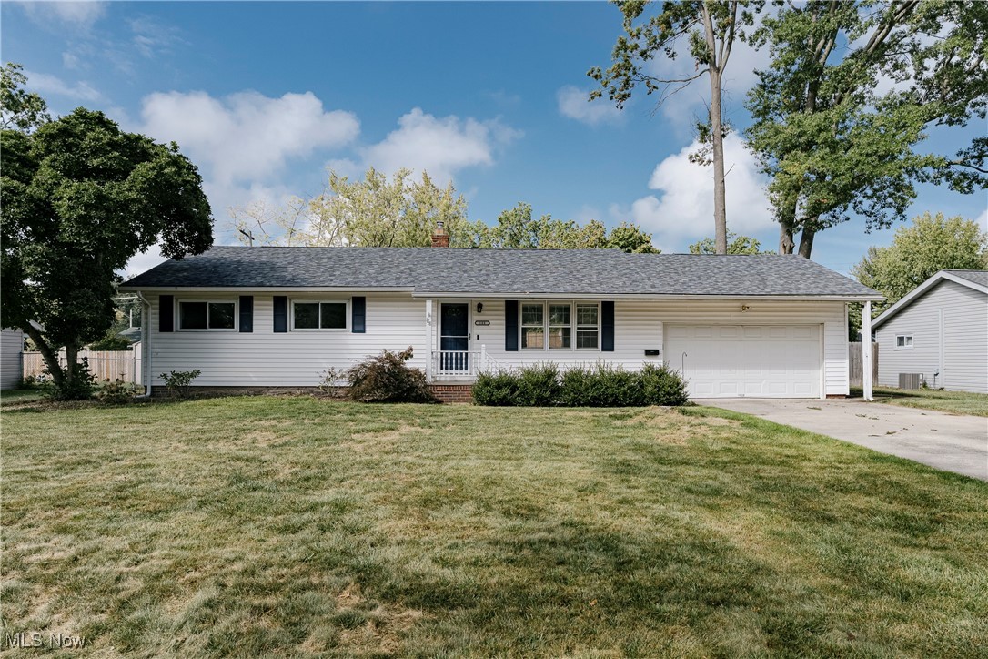 Welcome to 188 Moorewood Ave – A Beautifully Updated Ranch in Avon Lake! Tucked away on a quiet street, this inviting 3-bedroom, 2-bath ranch is the perfect blend of comfort and style. Step inside to discover an open floor plan with luxury vinyl plank flooring throughout, where the living and dining rooms share vaulted ceilings that fill the home with light and space. Sliding doors off the dining area lead to the expansive back deck, making indoor-outdoor living a breeze. The updated kitchen is a true highlight, featuring granite countertops, stainless steel appliances, modern cabinetry, and a stylish tile backsplash—everything you need to cook and entertain with ease. Down the hall, you’ll find three comfortable bedrooms, including a primary suite with its own sliding door to the deck and a private bath with a step-in shower. A second full bath completes the main level. The partially finished basement offers flexible space for a playroom, rec room, or home gym, along with plenty of storage. Outdoors, the fully fenced backyard is a family’s dream, complete with a huge deck and an above-ground pool for summer fun. With parks, schools, and shopping just blocks away, this home offers the perfect mix of convenience and neighborhood charm. Move-in ready and full of updates, it’s waiting for you to make it yours!
