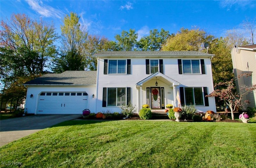 Beautifully Maintained & Updated Center Hall Colonial. Welcome to this exceptionally cared-for 4-bedroom, 2.5-bath home, where timeless design meets modern comfort. From the moment you arrive, you'll appreciate the home's pristine condition and inviting curb appeal.   From brand new carpet to lovely plantation shutters.

A bright and spacious layout featuring a classic center hall design formal Dining Room on one side and a Great Room with a gas fireplace, and a comfortable living room on the other side. The updated kitchen offers granite countertops, stainless steel appliances, and plenty of cabinetry, perfect for everyday living or entertaining.

Upstairs, the primary suite includes a walk-in closet and private bath, and a vanity area with double sinks while three additional bedrooms provide generous space for family or guests. The fully finished basement adds valuable living area ideal for a recreation room, home office, or fitness space.  The first floor also offers an additional room for an office or play area and a large Laundry Room.

Outdoors, enjoy a beautifully landscaped yard, perfect for relaxing or hosting gatherings.  A lovely deck and a gazebo await you to come relax on.  Meticulously maintained inside and out, this move-in ready home offers peace of mind and pride of ownership.

Come see for yourself why this special home stands out for its care, quality, and comfort!   Carpet upstairs replaced 10/2025, All Vinyl Windows replaced 2022, Custom Plantation Blinds, Hot Water Tank 2020, Kitchen appliances 2016