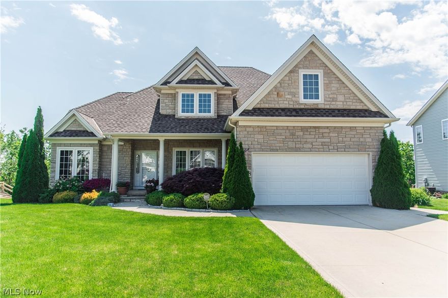 Lake Auction Services Auction (Not a Live In-Person Auction). Published List Price is the "Suggested Starting Bid" and not a "Reserve Price". No Extra Buyer's Fees. Submit Offers Now because the Seller can Sell before the Auction Date. Like New! Nestled in the Beautiful "North Shore" Lakefront Community! 2-Story Great Room with Gas/Woodburning Fireplace and Hardwood Flooring. Kitchen with Granite Countertops, Breakfast Bar, and Ceramic Floors! 1st Floor Master Suite with 10 Ft Ceilings, Hardwood Floors, and Glamour Bath! 1st Floor Laundry, Trex Decking, and Patio with Lake Erie Views! Neighborhood Park, Playground, Walking Trails & Beach Access! Must See!