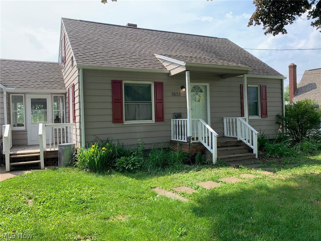 Welcome home! This three bedroom, one bathroom bungalow in Canton South offers the luxury of quiet neighborhood living with the convenience of city living. Located only five minutes from the freeway this house sits on two large lots, offers an attached one stull garage and an enclosed breezeway perfect for curling up with a coffee and good book on a Saturday morning. Outback you will find a large deck overlooking the backyard. Inside you will find 2 bedrooms on the main floor, the upstairs could be used as a third bedroom or playroom. The unfinished basement has been waterproofed and offers plenty of potential. Schedule your showing today, this one won't last!