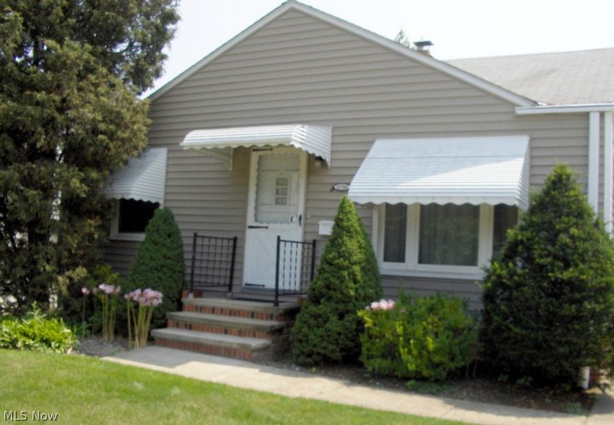 You will be glad if you stop and consider this well-maintained, low maintenance home located in a convenient area North of Lorain in West Park.  Nicely manicured, fenced yard with daffodils, lilies, roses and blackberries. Newer kitchen and bath.  All kitchen appliances will remain with the exception of the microwave.  Large family room was added by the current owner and overlooks the rear yard.  Could work as a third bedroom if needed with the addition of a closet.  Loads of storage plus attic storage with a pull down ladder.  The laundry room is in the lower level plus a cedar closet and additional room that could be finished.  Great for the first home buyer, individuals right sizing or a condo alternative.