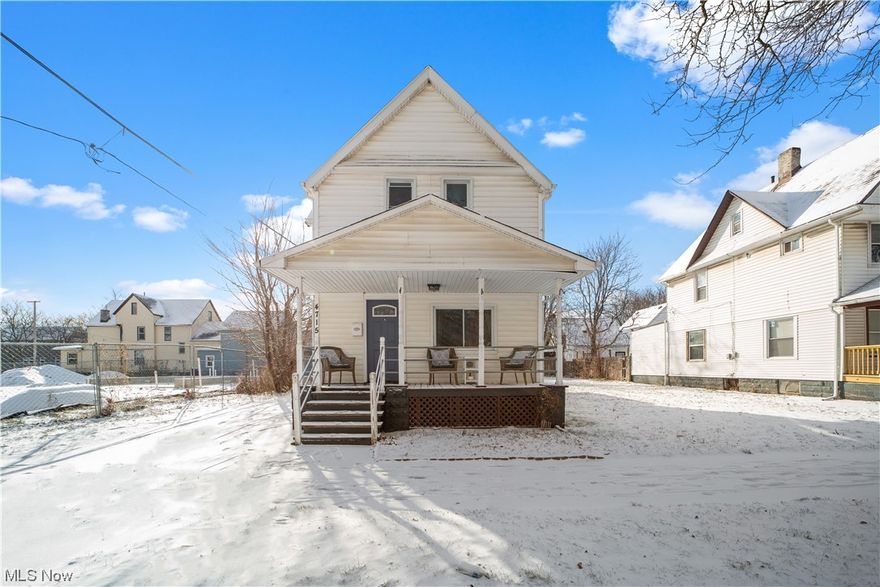 Nestled at the crossroads of Ohio City and Detroit Shoreway, this beautifully remodeled home on Bridge Avenue seamlessly blends the best of both vibrant communities. And it checks the boxes!! Manageable/fenced-in outdoor space, full-size two-car garage, front and back porches, fantastic location in close proximity to both Gordon Square retail and Ohio City / Detroit Shoreway Lorain Avenue retail. Inside, the open floor plan enhances the sense of space and flow, creating an inviting atmosphere throughout.  Spacious living room opens to side dining area adjacent to a galley kitchen with ample cabinet space. The rear family room is ideal space for relaxation or entertainment and features sliders to the rear deck. A full basement with laundry area has plenty of room for storage and offers additional possibilities for future customization. Upstairs, both bedrooms are spacious and have space for additional office space or sitting area space. They are services by a beautifully renovations full bathroom with tub shower combo - where modern design meets functionality. The direct area has been exploding with renovations and development and one can expect a continued upward trajectory! Current owner improvements include but not limited to: replacement of driveway, additional of central air, replacement of garage door / rear fence / hardwood on stairs and 2nd floor!
Seize the moment and make this property your own – a great place to live but an even better place to invest. Around the corner from W 47th St Garden! So many fantastic community events in this direct area!! 48 hour notice required to show but the wait is worth it!