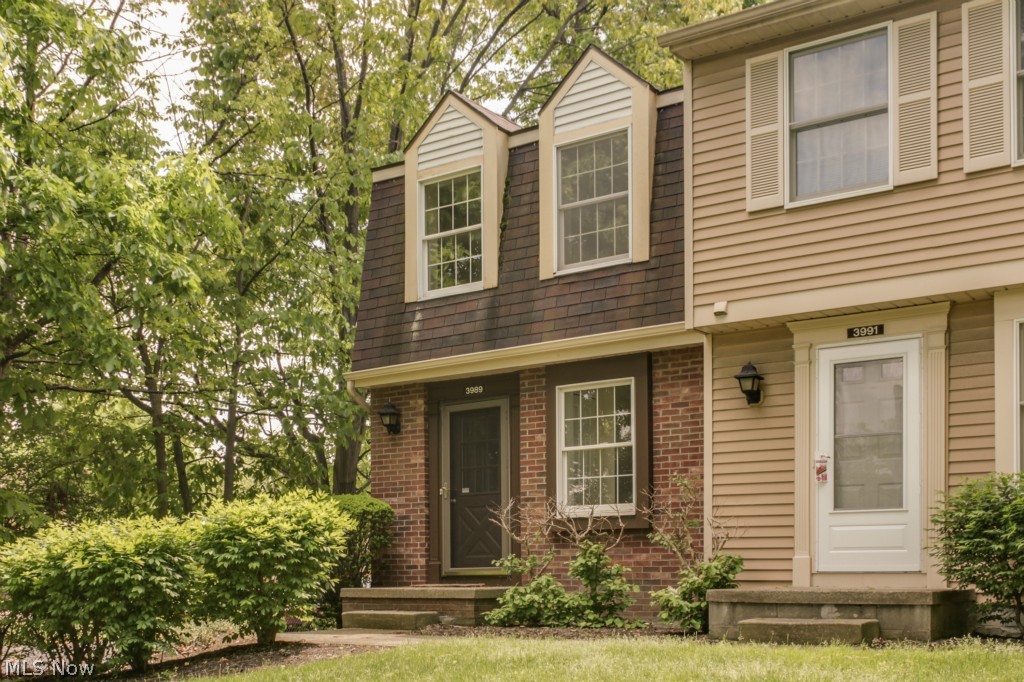 Enjoy this updated 2 bedroom end-unit townhouse in the Woodland Lake subdivision. You'll be very close to shopping and restaurants. Updates galore! Including: New kitchen. New carpet. New flooring. New paint. New woodwork. New bathrooms. You'll find a full bath in the finished basement, as well as the full bath upstairs that has direct access from the master bedroom. There is a half bath on the main floor. The master bedroom has a built-in vanity and plenty of space. Hurry in,this one won't last long.