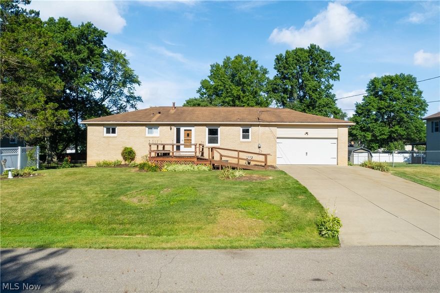 Ranch home in Tuslaw school district.  Home features 4 bedrooms, 2 baths, finished basement that walks out to a large backyard with patio.  When entering home from the front porch it will lead to a large living room, kitchen and dining room.  There are 3 bedrooms on the first floor.  The 4th bedroom is located in the lower level.  There is approximately 600 additional finished square feet in lower level.  The master bathroom currently has a washer/dryer but there is also hookups in basement.  Make your appointment today!