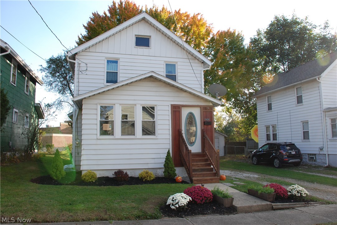 Wonderful family home. Spacious open floor plan in great condition. Large updated kitchen with lots of cupboards and counter space. Sharp waterproof top-of-the-line plastic vinyl flooring throughout the kitchen, formal dining room, hallway and bathroom. Newer updates include insulation, light fixtures, plumbing, faucets (plus underground line from home to street), gutters, and 24 tilt-in vinyl windows. Home has central air, glass block windows, 100 AMP electrical box, charming woodwork with built-ins, and good storage. Updated 8x8 bathroom includes a new shower surround. Range/oven, garbage disposal, washer and dryer, and vinyl 10x12 storage shed remain. Enjoy lots of natural light! A non-smoking home with no animals. Handy deadend street located conveniently for all community amenities. One year home warranty provided by the seller for extra peace of mind. You'll appreciate the condition and space in this home.