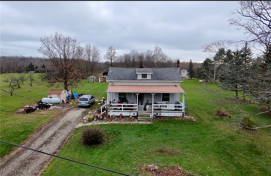 Welcome to this historic 1870 Farmhouse on almost 9 acres - A diamond in the Rough.
Step back in time and discover the potential in this historic 19th-century farmhouse.  Set on 8.9 partially wooded acres, this 3-bedroom, 1 .5-bath homestead awaits your vision to restore it to its former glory.
Original features include hand-hewn wooden beams, traditional farmhouse windows, and distinctive architectural details that capture the essence of its 1870 origins.?
While the home could benefit from some renovation, several crucial updates have already been completed: Roof and siding in 2019, Furnace and Hot Water tank in 2017, and some newer vinyl windows.  

The 8.9-acre parcel provides  possibilities for livestock as the former owner owned horses.  To the left of the home is a mature apple orchard with over 20 trees.  A newer shed sits toward the rear of the yard.   

 All that's needed is your vision and craftsmanship to transform this vintage beauty into a showstopper.  Property is being sold as-is and owner will make no repairs. Interested parties are encouraged to schedule a viewing today before this homestead is gone! 

Contact your agent for more information or to schedule a private showing.