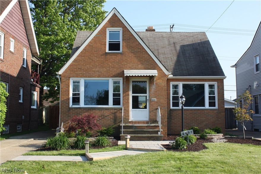 Beautiful all brick bungalow with many updates including: Updated bathroom with lovely modern tiled shower, kitchen updated in 2013 including a countertop bar that looks into the living space – perfect for entertaining in your new home! Newer appliances all stay.  This home also includes a partially finished basement large enough for a second living room, man cave or home office.  The spacious master bedroom has a large walk in closet and 2 additional closets as well.  Neutral paint throughout.  Not only are the cosmetic updates completed, but mechanical ones as well – including a new furnace in 2015, and new vinyl windows throughout the home in 2011.  Relax or have a BBQ in your professionally landscaped yard, with an inviting entertainment area and fully fenced yard – perfect for your pet.  This house is turn-key and ready for you to move in!