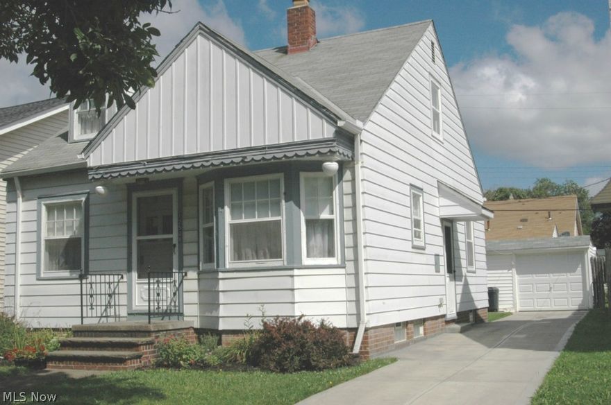 Very well maintained and family occupied for more than a half of a century.  Large open eat- in kitchen, spectacular hardwood floors, updated bath and two bedrooms on the first floor.  Separated area with ample closet and storage space upstairs includes a ½ bath! (shelving is removable to access additional storage). Large basement rec-room traditional to the area:  knotty pine and tiled floor.  Newer driveway, enclosed  patio/mudroom, fenced in yard and close to all highways.  10 min to the airport or downtown.  All buyers welcome FHA, Conventional or Cash!  See for yourself; tremendous value for the price!