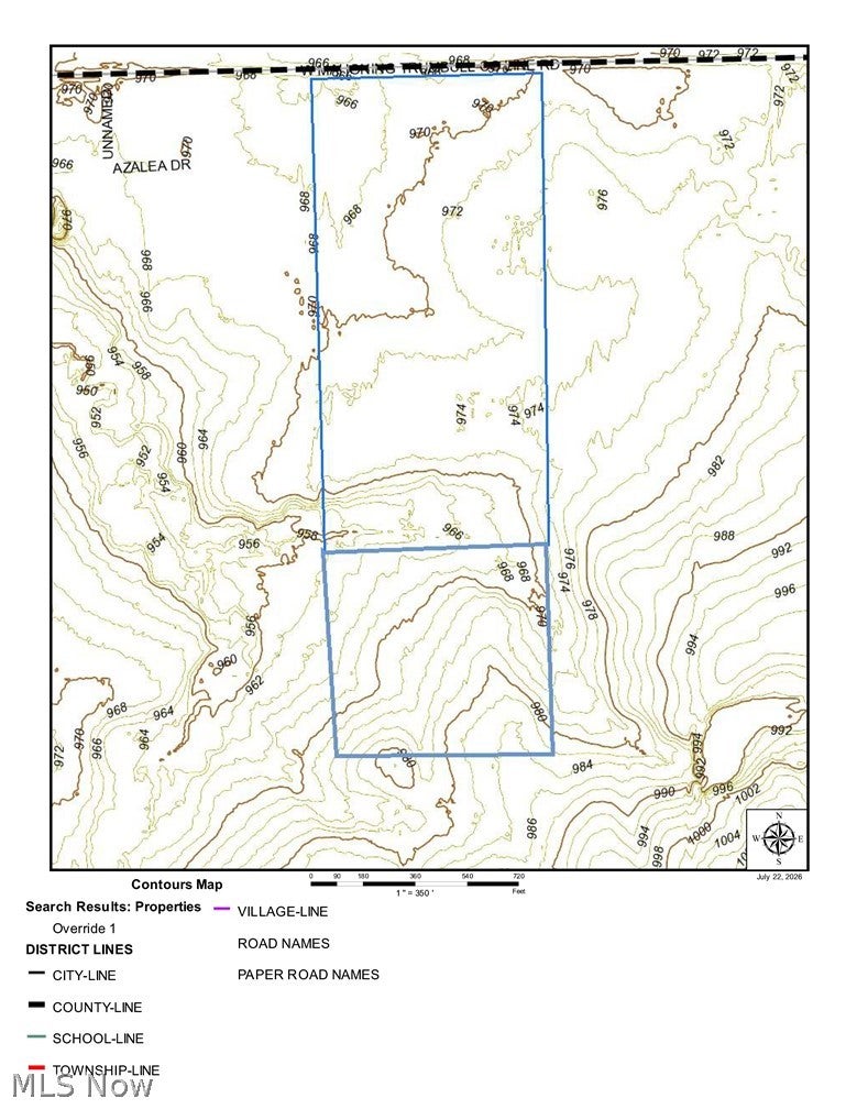 V/L Approx 43.67 AC County Line Road