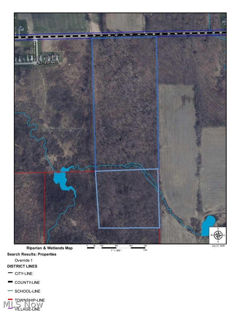V/L Approx 43.67 AC County Line Road
