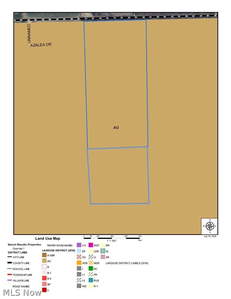 V/L Approx 43.67 AC County Line Road