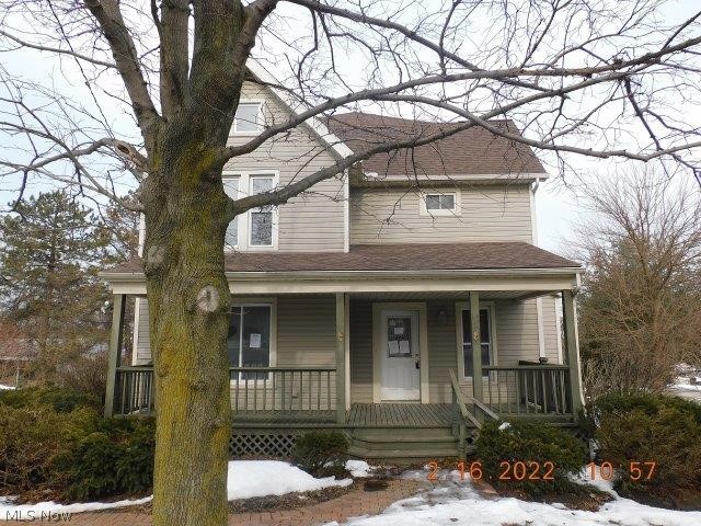 Great opportunity ! Perry Colonial located on US RT 20! This must see beauty features a 1st floor office space with easy parking!! featuring a large living room boasting hardwood floors and natural woodwork, a large dining room, a modern country kitchen with tons of cupboard and counter space, and sliders leading to the enclosed back sun room overlooking the spacious back yard! A full bath and half bath with 1st floor laundry room and the family room just add to this setting. the 2nd floor offers 3 beautiful rooms with hard wood floors and plenty of closet and storage space. Another full bath and a bonus room are so convenient. The full basement is partially finished with a dry bar and a gorgeous wine cellar. relax on the open front porch or entertain in the roomy back yard.